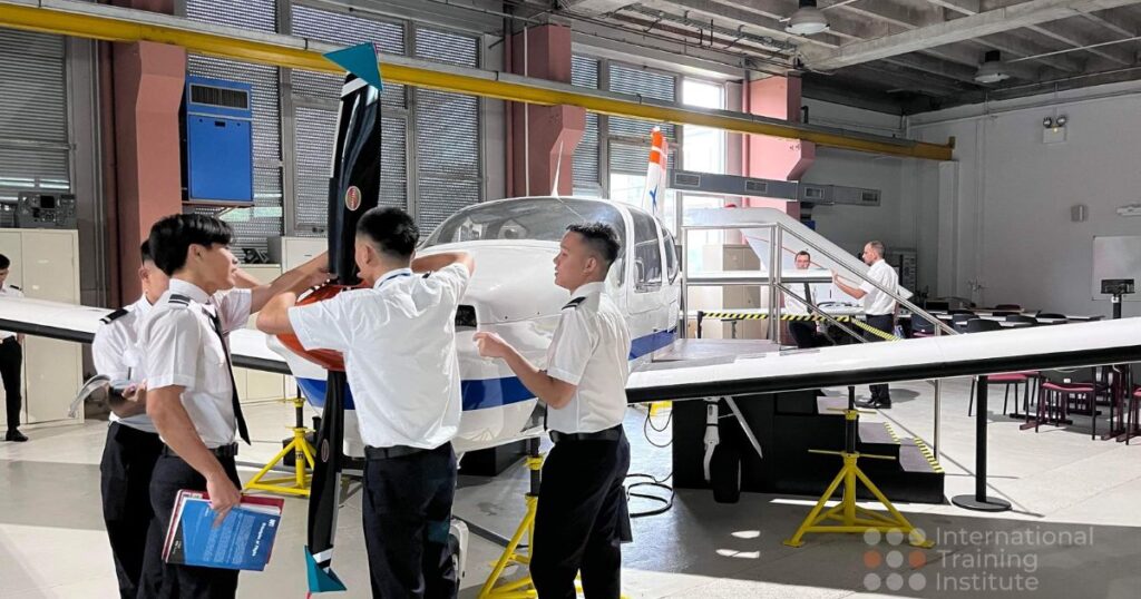 The first batch of pilot training going solo